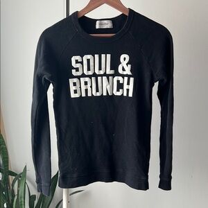 SoulCycle Black Soul & Brunch Sweatshirt XS